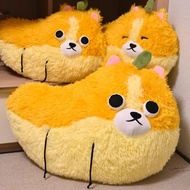 Yellow fuzzy Sushi dog teddy bear - Cute headrest pillow NEOCI