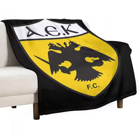 AEK ATHENS Throw Blanket Bed covers Bed Flannel Nap Luxury Designer bed plaid Blankets
