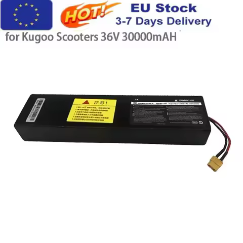 10S3P 18650 Lithium-Ion Battery Pack 36V 9800mAH, Suitable for KUGOO S1/S2/S3 Electric Scooters