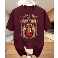 NEW ARRIVAL ROCK & ROLL BUT I LIKE IT UNISEX XS-5XL SHORT SLEEVE T-SHIRT 100%COTTON 190GSM PREMIUM Q