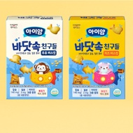 ILDONG	Korean Snack  Ocean Friends Baby Biscuit 50g 2Flavors