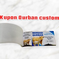 kupon qurban cetak