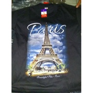 Black paris souvenir t-shirt