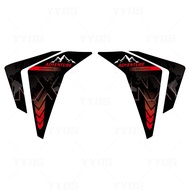 ยอดนิยม!♫แผ่นด้านร่างกายรถจักรยานยนต์สำหรับ NX400 NX 500 Nx400 NX500สติกเกอร์ป้องกันแฟริ่งกันน้ำกันร