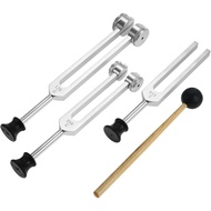 3Pack Tuning Fork Set(128Hz, 256Hz, 512Hz) Tuning Fork Kit for Healing, Chakra, Sound Therapy, Sonic