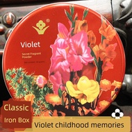 loose powder powder Classic Tin Box Violet Secret Fragrance Loose Drama Drama Cosmetics Fixing Fixin