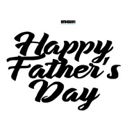 STICKER HAPPY FATHERS DAY 4X6 FOR 10 INCH BALLOON