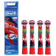 Oral B Genuine Kids Replacement Toothbrush Heads Refills for Electric Toothbrush Pack of 4