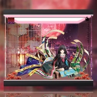 [AOWOBOX] Hobbymax 地獄少女 1/7 閻魔愛 手辦高透主題展示盒 展示箱 display box 亞加力 模型盒 亞加力展示盒 燈