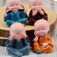 Buddha statue of the Little Monk in 4 positions “Four Emptiness” - a meaningful gift that brings pea