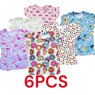 6pcs Blouses for Girl Kids 0-8yr Old