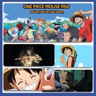 Mouse Pad ONE PIECE Large Size for Computer Keyboard Luffy Sauron Nami Desk Mat 90*40/80*30/60*30cm Room Decoration Perfect for Japanese Anime Fans