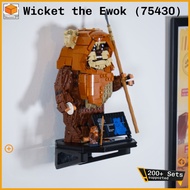 Display Stand for Lego Star Wars Wicket the Ewok (75430)