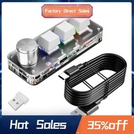 3 Keys 1 Knob 2.4G Macro Keyboard Mini Gaming Custom Programming Wireless  Wired Mechanical Keypads