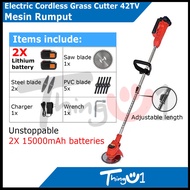 GRASS TRIMMER 288V / 188V / 12V Mesin Rumput Elektrik Lawn Mower Cordless Grass Cutter Electric Pemotong Rumput Battery