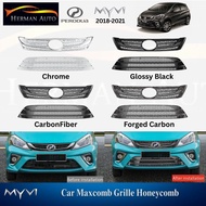 HermanAuto Perodua Myvi MG3 2018-2021 Car Max Honeycomb Grille Net Protection Accessories
