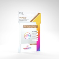 80 Gamegenic Matte 7 Wonders Clear Card Sleeves ("Brown") 65x101mm  ($4.5 off for Self Collection)