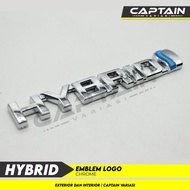 HYBRID CHROME LOGO EMBLEM