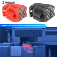 OKCATZONE 3D Printer Make Print Head Cleaner Nozzle Brush for Bambu Lab P1S P1 X1 Series Accessories