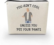 Funny Madison Makeup Bag Adam Sandler Quote Gift Organizer Bag You Ain't Cool Unless You Pee Your Pa