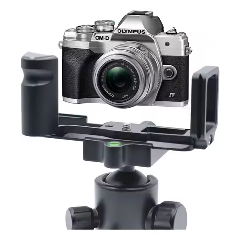 Quick Release Plate L-Plate for Olympus OMD E-M10 E-M10 Mark II EM10II EM10III EM10IV Camera CNC Alu