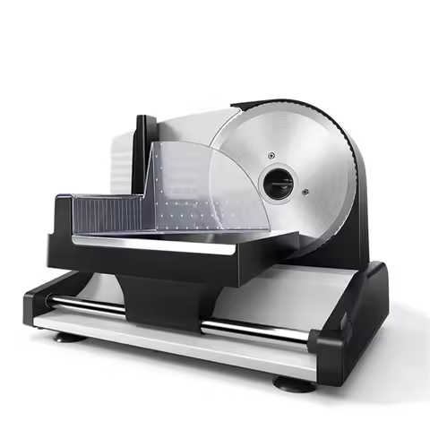 2025 Electric Food Slicer Meat Food Household Desktop Meat Slicer Lamb and Beef Slicers 0-22mm Bread