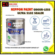 NIPPON PAINT ODOURLESS ULTRA 5102 SEALER/WHITE/5LT/INTERIER AND EXTERIER