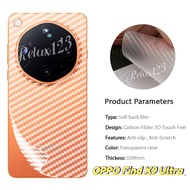 Carbon Fiber Back Film For OPPO Find X9 Ultra 5G Matte Carbon Fiber Screen Protector For OPPO Find X
