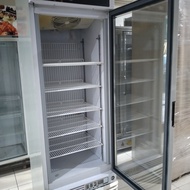 UPRIGHT FREEZER KACA 1 PINTU BEKAS BERGARANSI