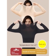 baju inner lengan panjang heattech woman Seluar dalam termal topeng suhu berterusan 37 darjah wanita