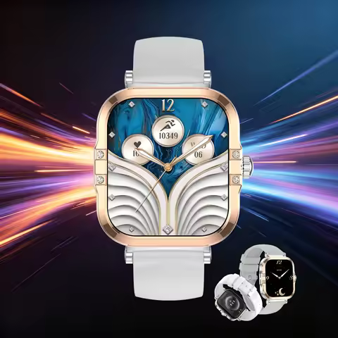 ROLLSTIMI Unisex Android & IOS Smartwatch Alarm Clock Weather/Heart Rate/Sleep Monitoring Bluetooth