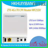 ZTE MF253V 4G LTE Gigabit Home CPE ช่องพร้อมกับซิมการ์ด Gateway Router ไร้สาย WiFi ความเร็ว300Mbps 4