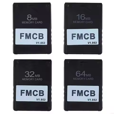 N80D FMCB v1.953 Card Memory Card for PS2 McBoot Card 8MB 16MB 32MB 64MB