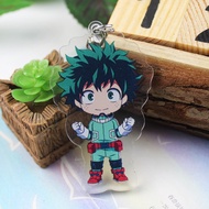 Anime My Hero Academia Midoriya Izuku Todoroki Shoto Cosplay Pendant keychain Keyring Decoration Col