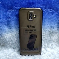 Original Space SAMSUNG J6 PLUS Clear TPU Clear Black Space Good Flexible Softcase