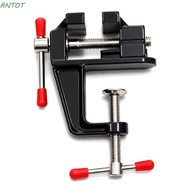 ANTOT Mini Work Bench Vise, Miniature Size Clamp On Design Hobby Bench Vise, Portable Bench Vice Mou