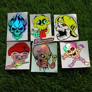 Cutting sticker skull sticker motorbike sticker