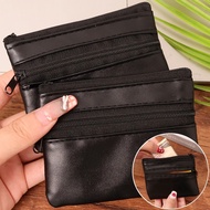 4Pcs PU Leather Coins Purse - Card Holder Organizer - Mini Zipper Wallets - for Men, Women - Busines