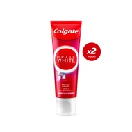 ยาสีฟัน คอลเกต อ๊อพติค ไวท์ เอนไซม์ พลัส มิเนอรัล 80ก. 2 หลอด Colgate Optic White Enzyme Plus Mineral Toothpaste 80g x2
