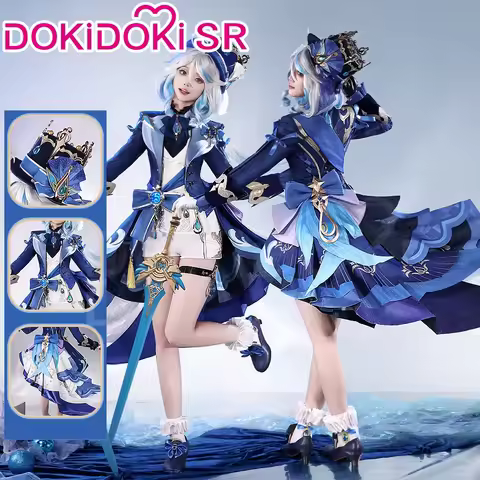 IN STOCK Furina Splash Art Focalors Cosplay Costume Game Genshin Impact【S-2XL】DokiDoki-SR Halloween 