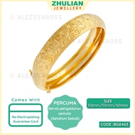 [BG5041] Gelang Tangan RINGKAS ZHULIAN Gold Plated Bangle Jewellery Emas Saduran Barang Kemas gelang