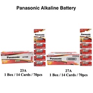 [ Panasonic ] (23A / 27A) 1Box 70pcs 12V Alkaline A23/23A & A27/27A