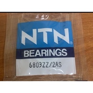 BEARING 6803 ZZ NTN BRAND ORIGINAL JAPAN 6803ZZ 17 x 26 x 5 mm