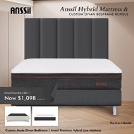 Anssil Hybrid Mattress & Custom Divan Bedframe Bundle