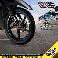 Motorcycle Wheel List Stickers Spin Wheel Stickers A01