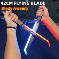 42CM Colorful Streamer Glowing Sparkblade Sword Toy with Spark & Smoke Effect Light Sword Cosplay Ka