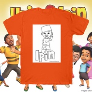 UPIN & IPIN Cotton Shirt for Kids Draw Your Ipin well print your Ipin on your shirt
