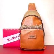 Kickers Chest Bag Original Genuine Leather Canvas Male Female 78601 78597