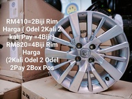 2ND USED SPORT RIM 16 INCH RM820 4PC RIM ORIGINAL HONDA CITY - IN = JAZZ VIOS MYVI ALZA VIVA AXIA BEZZA