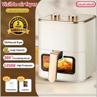 8L Air Fryer Multifunctional Mechanical 1350W Retro Series 3D Visual Window Intelligent Air Fryer